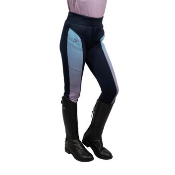 Lucky Star Riding Tights By Little Rider - NAVY/PINK alternative