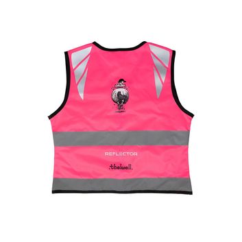 Reflector Thelwell Collection Tabard by Hy Equestrian - PINK