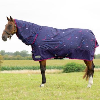 StormX Original Out of this World 200 Combi Turnout Rug - NAVY/MAGENTA