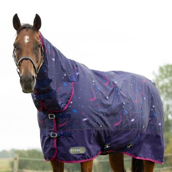 StormX Original Out of this World 200 Combi Turnout Rug - NAVY/MAGENTA alternative