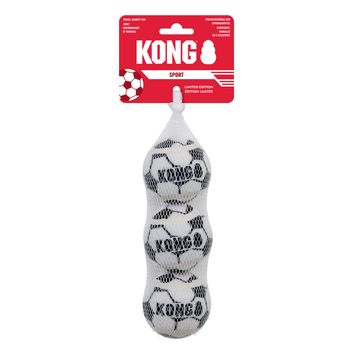 Kong Sport Soccer Balls Dog Toy Black/White alternative