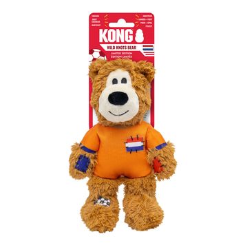 Kong Wild Knots Sportnld Bear Netherlands Dog Toy Orange