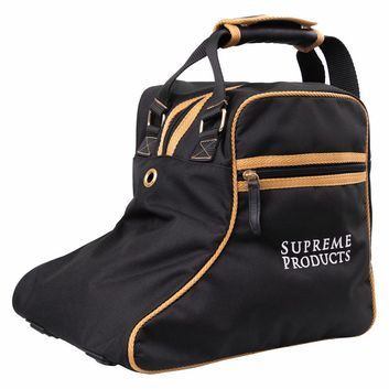 Supreme Products Pro Groom Jodhpur Boot Bag - Black/Gold alternative