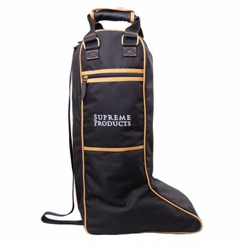 Supreme Products Pro Groom Riding Boot Bag - Black/Gold