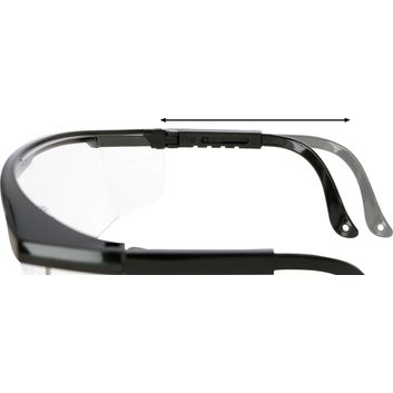 Safety Goggles with adjustable temples alternative