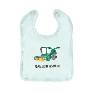 Hy Equestrian Mini Tots Baby Bib - Farmer In Training - One Size