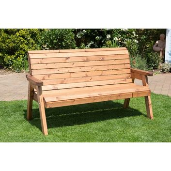 Charles Taylor Wooden Three Seater Bench