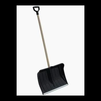 Edge Black Snow Shovel &amp; Handle