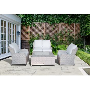 Pagoda Chambery Beige Deluxe Lounge Sofa Set