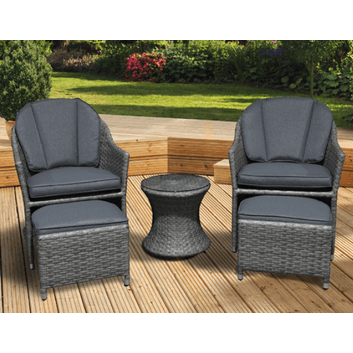 Pagoda Corfu Rattan Companion Set