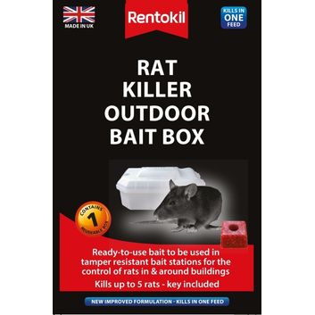 Rentokil Rat Killer Outdoor Bait Box