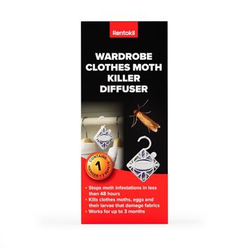 Rentokil Wardrobe Clothes Moth Killer Diffuser