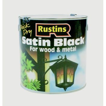 Rustins Quick Dry Satin Black
