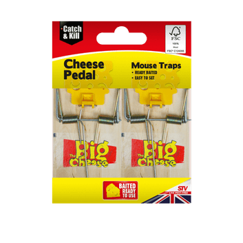 The Big Cheese Cheese Pedal Mouse Traps