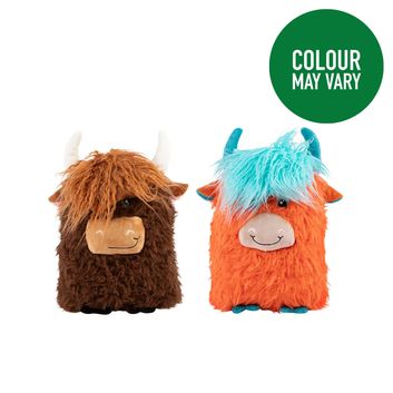 Kong Comfort Jumbo Highland Cow Dog Toy Assorted