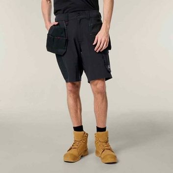 Hard Yakka Toughmaxx Lite Holster Pocket Short (Black)