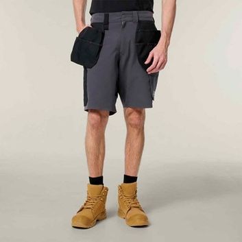 Hard Yakka Toughmaxx Lite Holster Pocket Short (Grey)