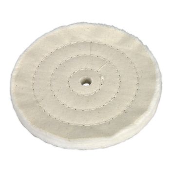 Sealey BG150BW Buffing Wheel &amp;#8709;150 x 13mm 13mm Bore Fine
