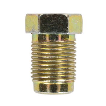 Sealey BN12100PT Brake Pipe Nut M12 x 1mm Part Thread Male Pack of 25