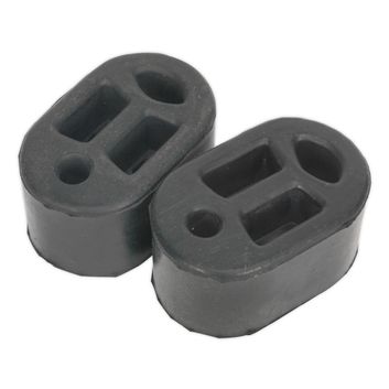Sealey EX01 Exhaust Mounting Rubbers L70 x D45 x H37 (Pack of 2)