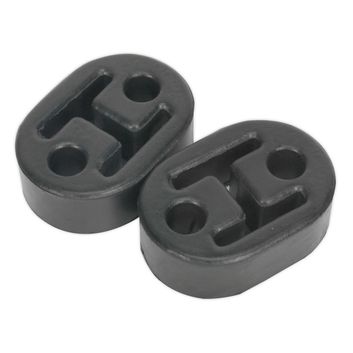 Sealey EX02 Exhaust Mounting Rubbers L60 x D41 x H20 (Pack of 2)