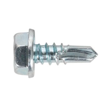Sealey SDHX4813 Self Drilling Screw 4.8 x 13mm Hex Head Zinc DIN 7504K Pack of 100 alternative