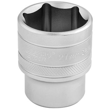 Draper 16618 1/2" Sq. Dr. 6 Point Metric Socket (27mm)