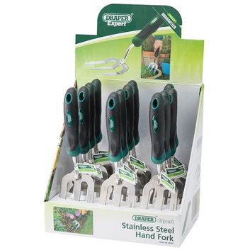Draper 28287 Hand Fork with Stainless Steel Prongs and Soft Grip Handle alternative