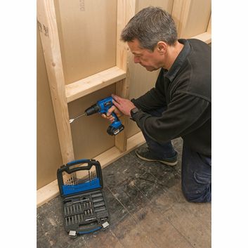 Draper 66090 Drill and Accessory Kit (75 Piece)