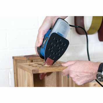 Draper 99259 Assorted Hook and Loop Aluminium Oxide Sanding Sheets, 32 x 92mm (Pack of 10) alternative