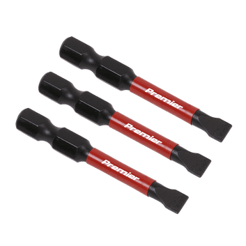 Sealey AK8227 Slotted 5.5mm Impact Power Tool Bits 50mm - 3pc