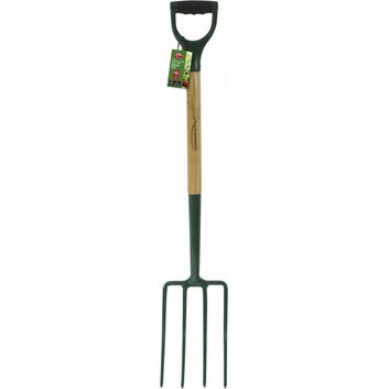 Ambassador AWCS210 Natural Ash Handle Carbon Steel Digging Fork