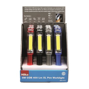 Hilka 4.5W COB 400L XL Pen Light &amp; Batts alternative