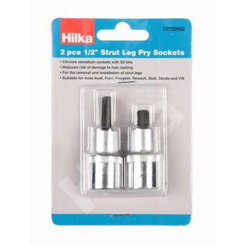 Hilka 2 pce 1/2" Strut Leg Pry Sockets