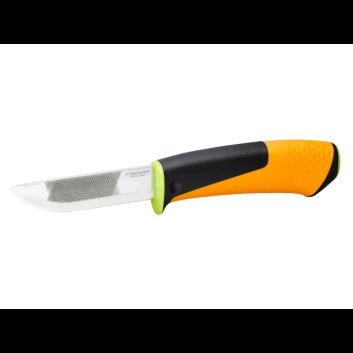 Fiskars Heavy-Duty Knife with Sharpener
