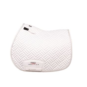 Proreaction Recherche Gp Jumping Saddle Pad By Hy Equestrian White