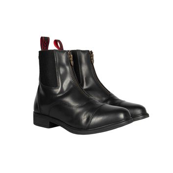Hy Equestrian Proprivermo Davanti Zip Paddock Boots Adult Black