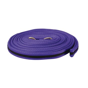 Hy Equestrian Soft Webbing Lunge Rein Purple/Black