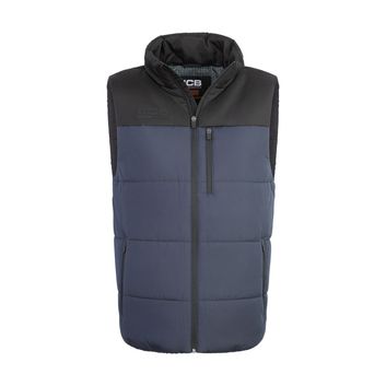 JCB Unisex Padded Gilet Navy/Black