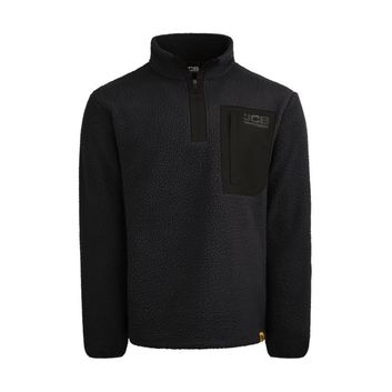 JCB Unisex Borg Fleece Black