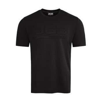 JCB Unisex 3D Embossed T-Shirt Black