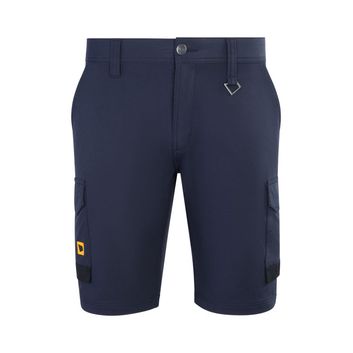 JCB Unisex 4-Way Stretch Shorts Navy