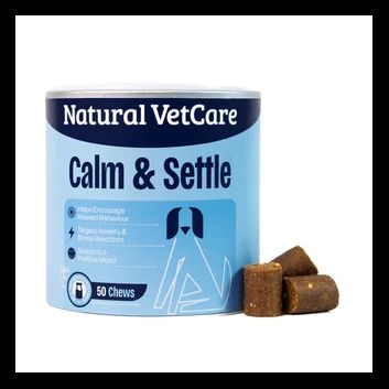 Natural VetCare Calm &amp; Settle Chews - 50 Pack