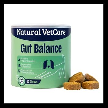 Natural VetCare Gut Balance Chews - 50 Pack