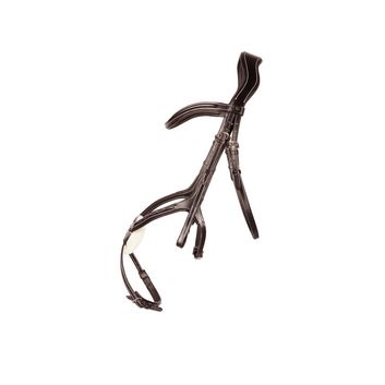 Hy Equestrian Propresicce Pelle Grackle Leather Bridle Brn/S Brown/Silver