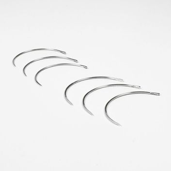 Suture Needles Half Curved - No6