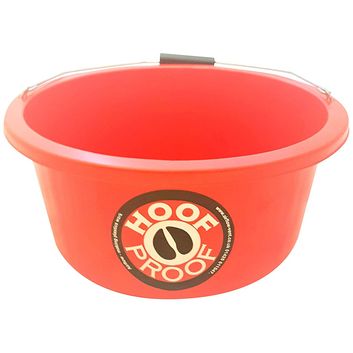 Hoof Proof Shallow Feed Bucket