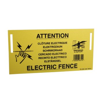 Fenceman Warning Sign