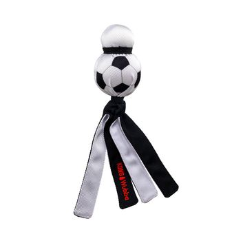 Kong Wubba Sport Football Dog Toy Black/White