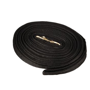 Hy Equestrian Soft Webbing Lunge Rein Black